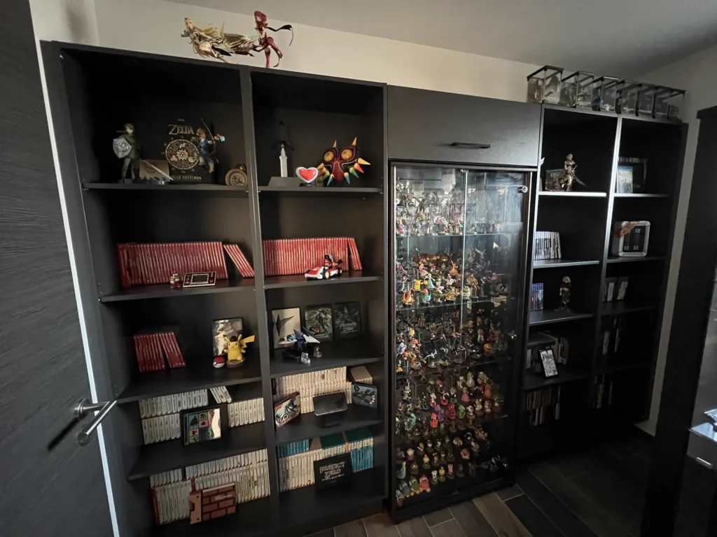 Espace gaming aménagé avec des meubles de cuisine à Ehuns
