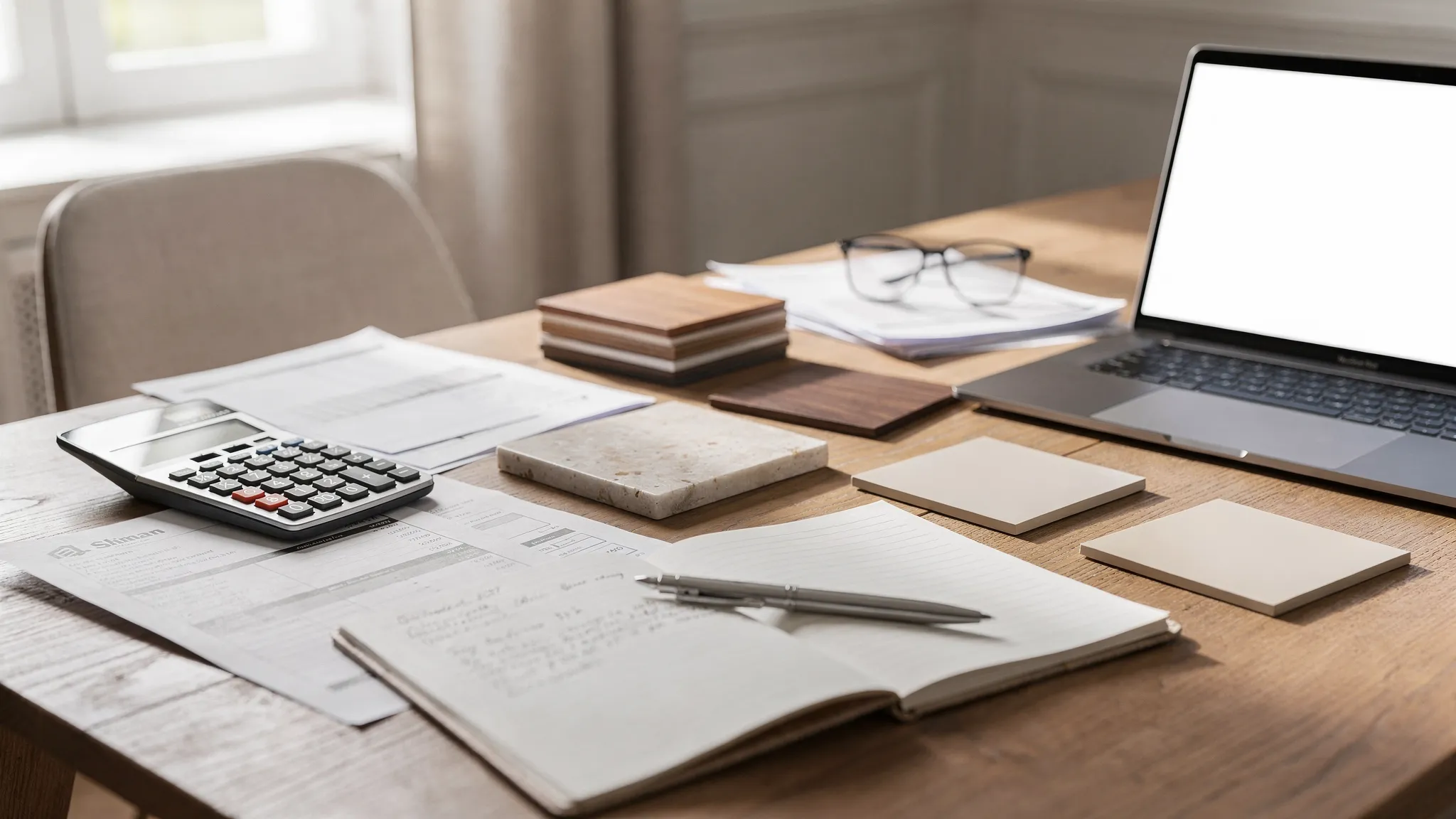 Établir le budget d'une cuisine : calcul, échantillons et carnet — Laure Cuisines et Meubles